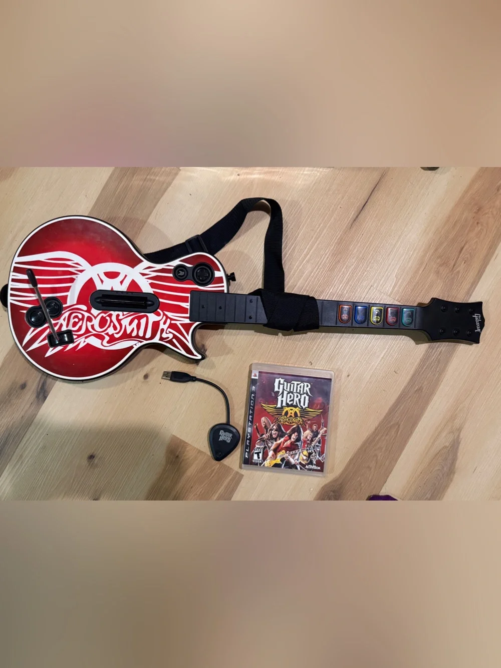 PS3 Guitar Hero Aerosmith & Dance Dance Rhythm Bundle